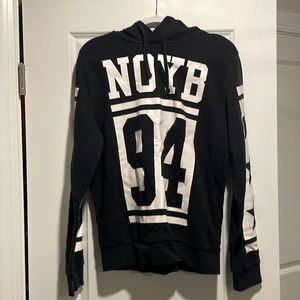 H&M Black Hooded Sweatshirt